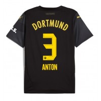 Borussia Dortmund Waldemar Anton #3 Fußballbekleidung Auswärtstrikot 2024-25 Kurzarm